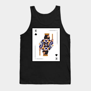 King of Clubs - Poker Design - white Tank Top